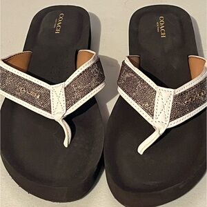 Coach Flip Flops